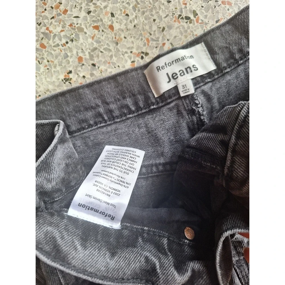 Reformation Tazz Maxi Denim Skirt - Picture 10 of 10